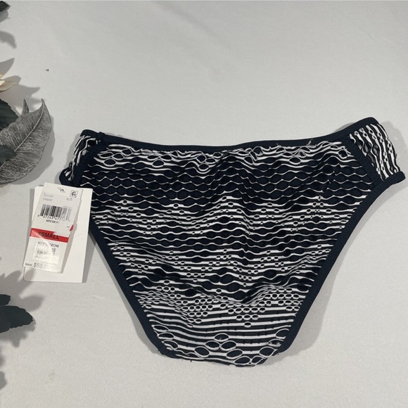 NWT Becca Reveal Hipster‎ Bikini Bottoms in Black/White [ XS ] - Picture 8 of 12